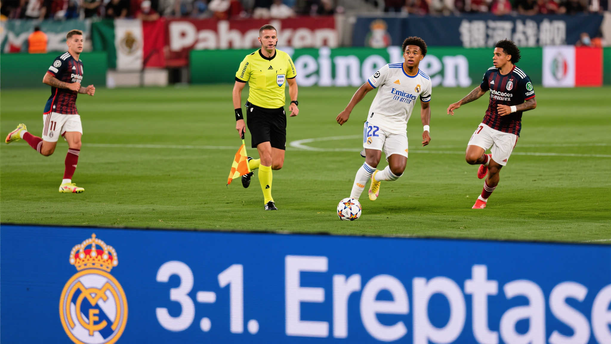 在刚刚结束的一场备受瞩目的友谊赛中，皇家马德里展现